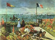 Claude Monet Terrace at St Adresse Sweden oil painting reproduction